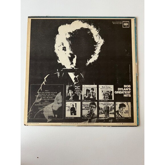 Bob Dylan's Greatest Hits Columbia 2 Eye KCS 9463 EX Cleaned Split Spine - Picture 2 of 7